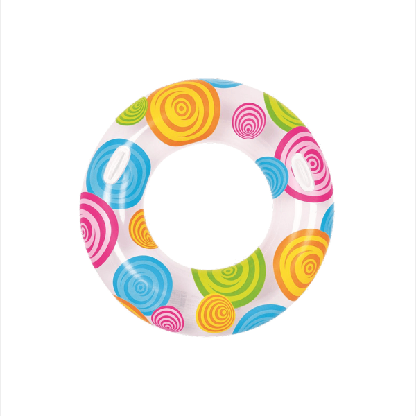 PrismaGlow Multi-Color Premium Polished Stainless Steel Statement Ring with Vibrant Rainbow