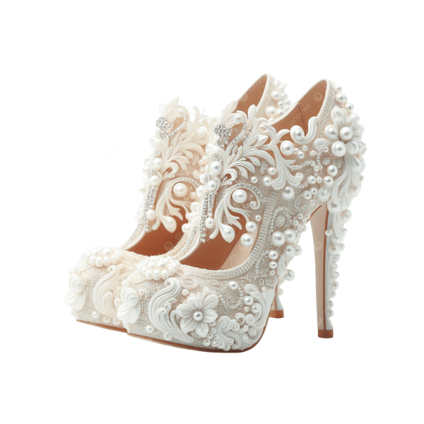 Crystal Embellishment Heels
